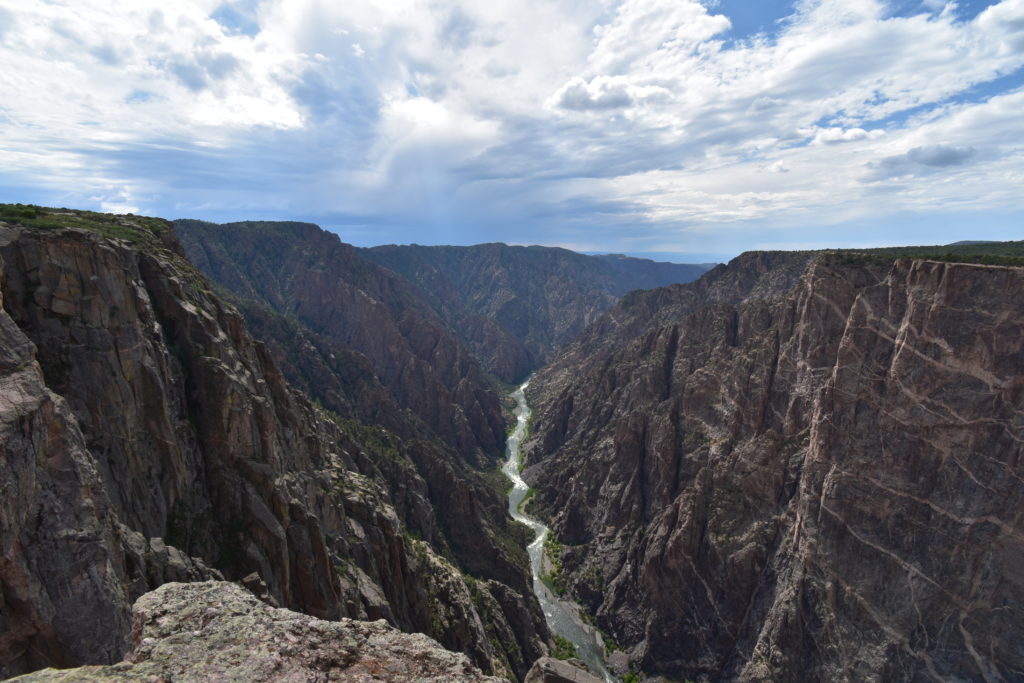 Painted Rock at Black Canyon of The Gunnison