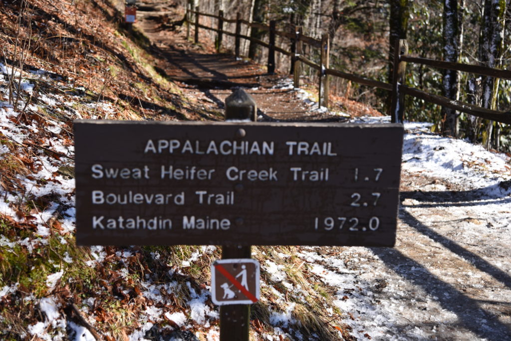Sign for Appalachian Trail