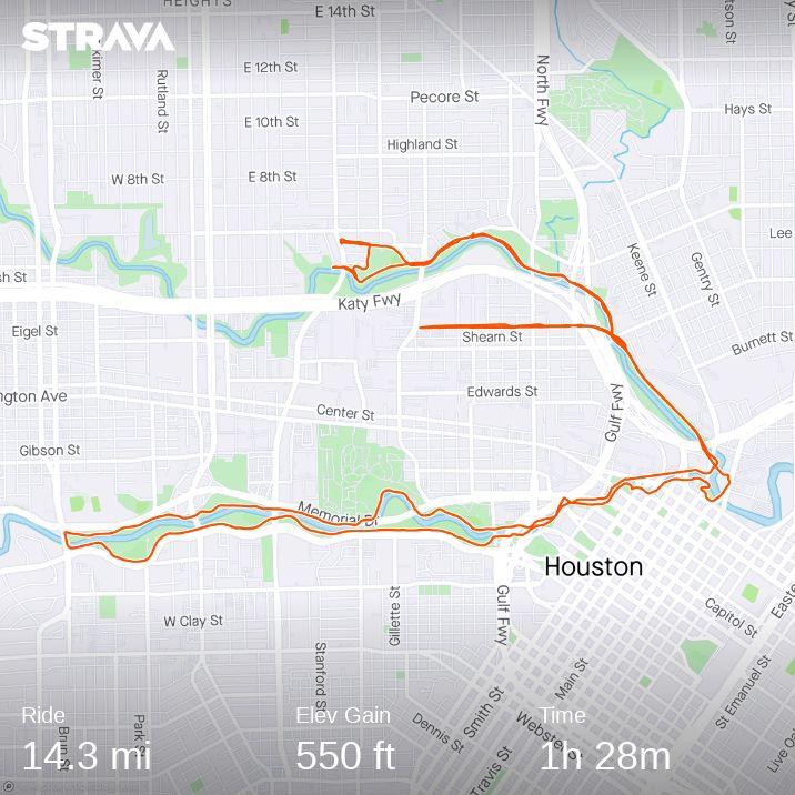 Cycling in Houston