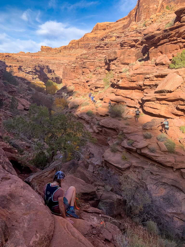 Technical Section Moab Trail race