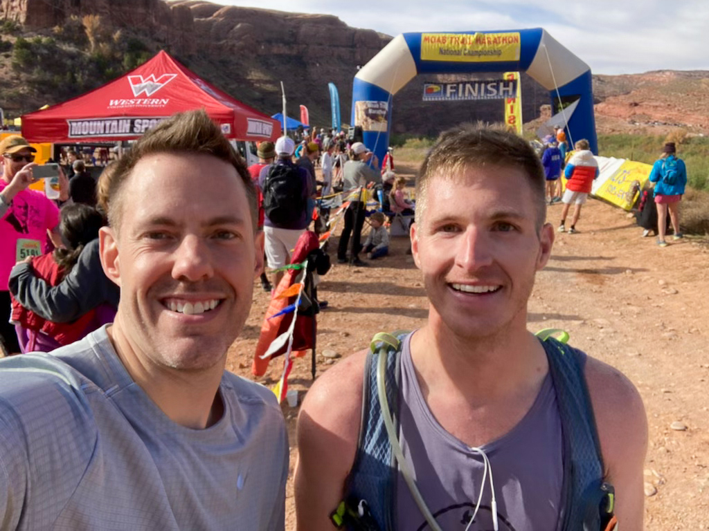 Finish Line of Moab Trail Race